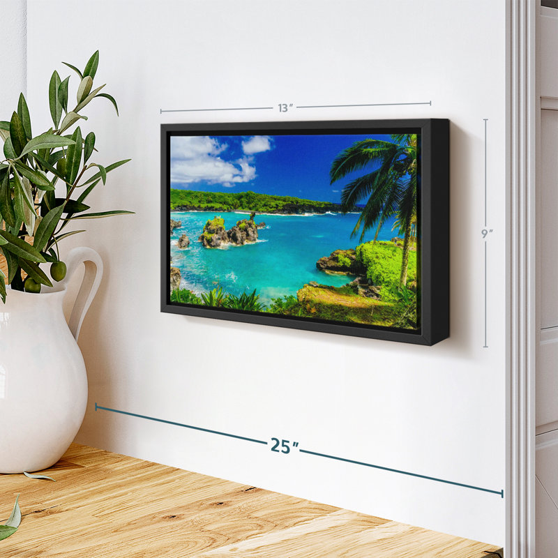 Hana Beach, reproduction sur toile, H 9 po x l 13 po