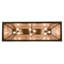 Luminaire suspendu linéaire 6 lumières pour table de billard représentant un original au coucher de soleil-16183561