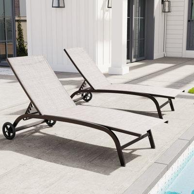 Chaise longue inclinable 74,8 po Bembo