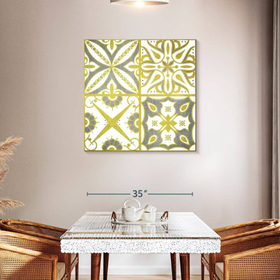 Kerner Lime Gold Azulejo Tiles
