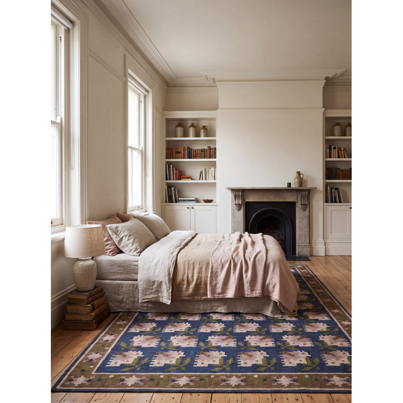 Patricia Rodi x Livabliss Otis Rug, Navy, Pink,Brown, Green, Rectangle 200 x 275 cm