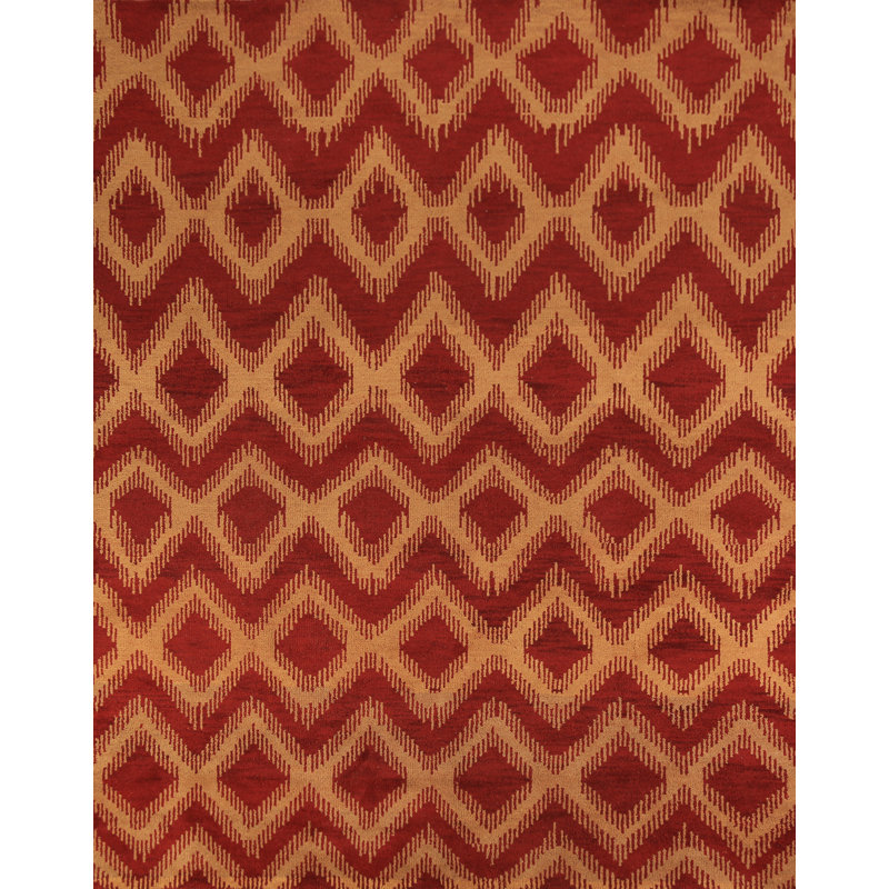 Tapis oriental à motif treillis marocain All-Over 8 x 10