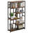 Suva Bookshelves And Bookcases 6-shelf Etagere Bookcase, Industrial Open Display Shelves Geometric Bookcase With Sturdy Metal Frame-682289968