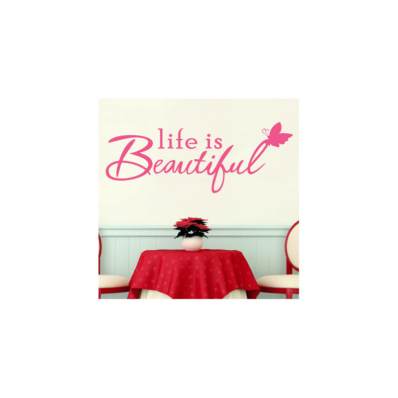 Wall Decal, Pink, Medium