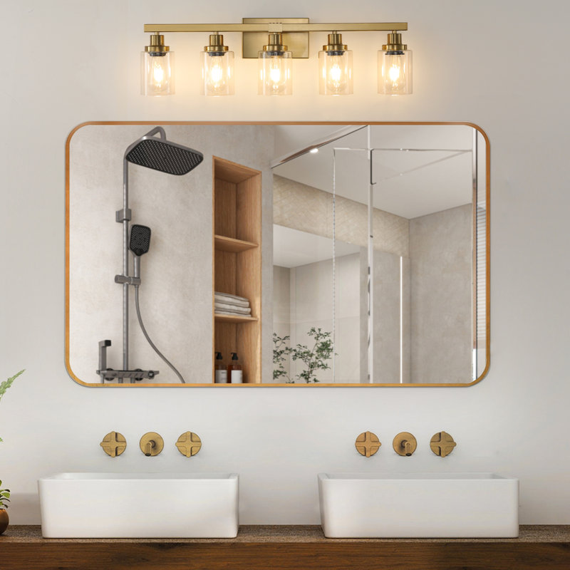 Meuble-lavabo Golden Modern, Doré