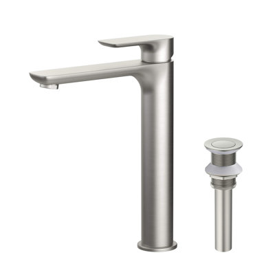 Tender Single-handle Bathroom Faucet with Drain Assembly