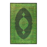 Fine Vibrance One-of-a-Kind 6' 1" X 9' 3" Hand Knotted Area Rug