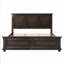 Lit traditionnel traditionnel en bois de pin style champêtre-1419125476-1419125477