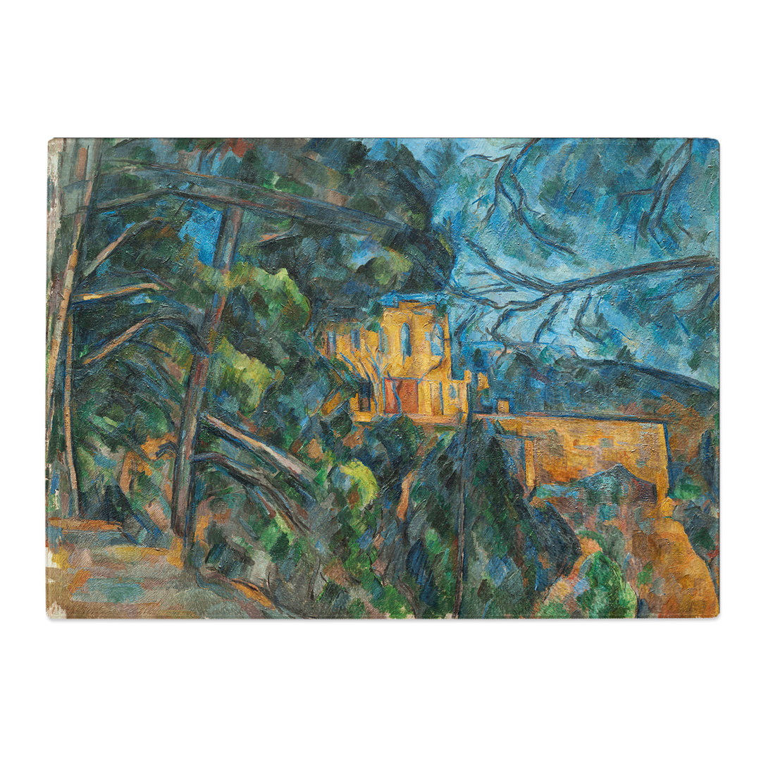 Chateau Noir by Paul Cezanne Chopping Board