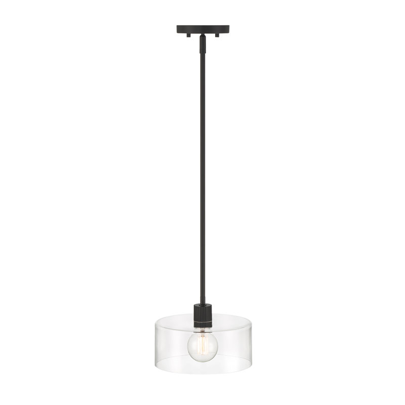 Luminaire suspendu cylindrique à 1 lumière Mulaney