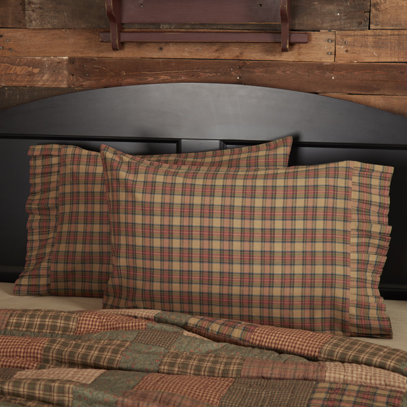 Crosswoods 100% Cotton Plaid - Set of 2, Standard
