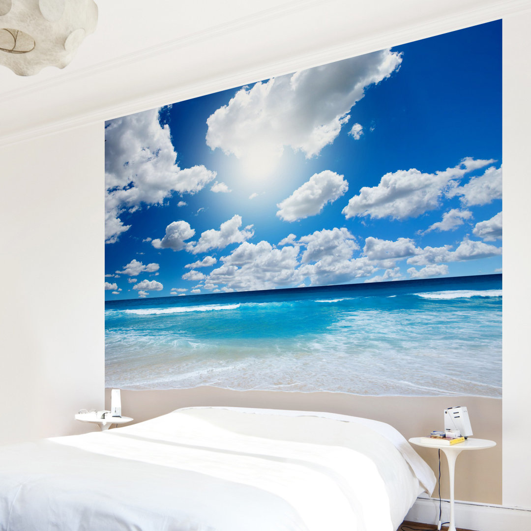 Touch of Paradise 1.92m x 1.92m Textured Matte Peel & Stick Wall Mural