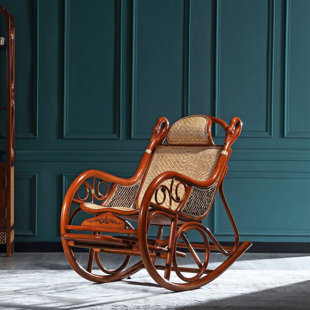 Fashion rattan woven home casual rocking chair