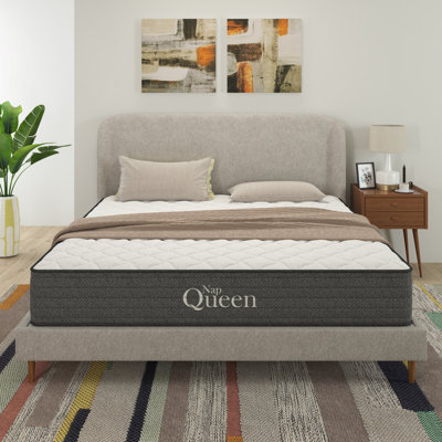 12'' Victoria Hybrid, Cooling Gel Infused Memory Foam and Pocket Spring Mattress -  Nap Queen, NQ691241N