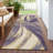 Machine Washable Indoor/Outdoor Lockway ACN2421 Abstract Rug-528964014