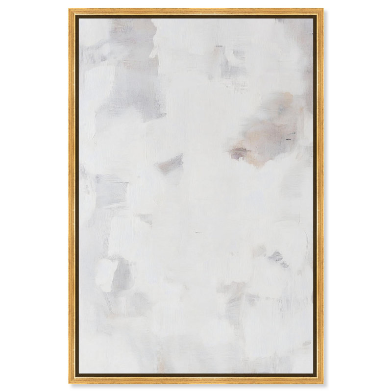 Art mural bohème blanc, art mural, 36 x 54, H 55 po x l 37 po, Cadre doré