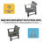 HDPE Patio Dinning Chair
