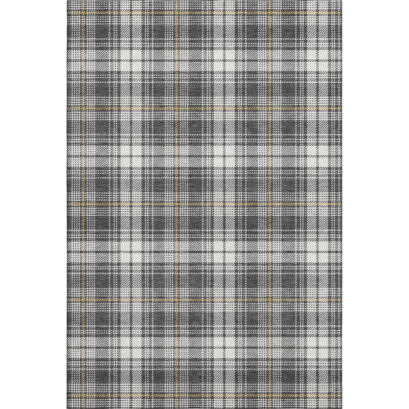 Tapis écossais de qualité supérieure lavable à la machine Natoma AMF993, Rectangle 2 pi 6 po x 3 pi 10 po