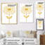 «Blooming Gold Flower Of Life I», reproduction sur toile-659302371-659302369