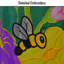 Manche à fleurs 40 "Floral Bee