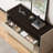 3-drawer Dressing Table With Open Storage Space, Suitable For Bedrooms, Living Rooms, And Hallways, Drawer Dressing Table Nightstand, Two-tone Finish