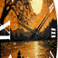 Matherne - Horloge murale plage-1782059174