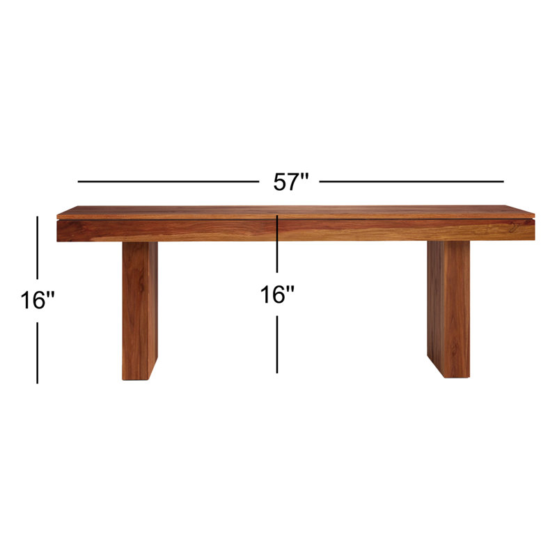 Banc en bois Lavern