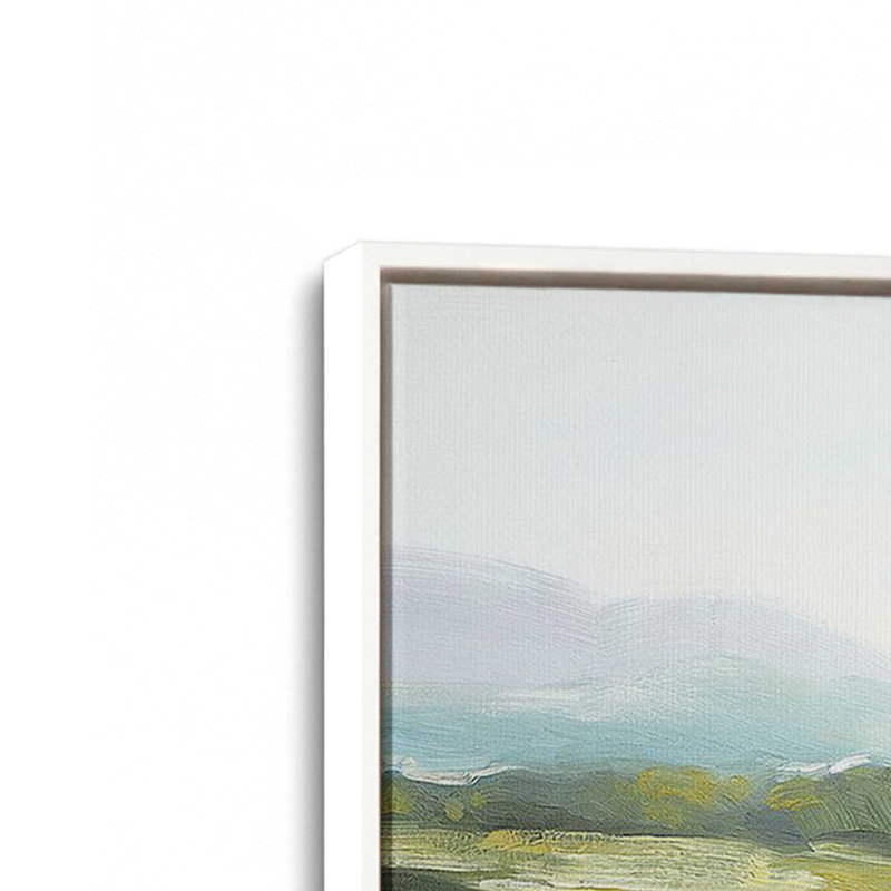 «Loyal Daydreamers», reproduction sur toile, Cadre flottant blanc, H 22 po x l 32 po x P 1,75 po
