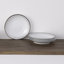 Soucoupes à colonnade argentées Noritake, 6 po