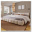 Lit tapissier en chenille avec motif en damier-1565289978