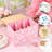 Pink Bow‑Print Tampon Storage Box