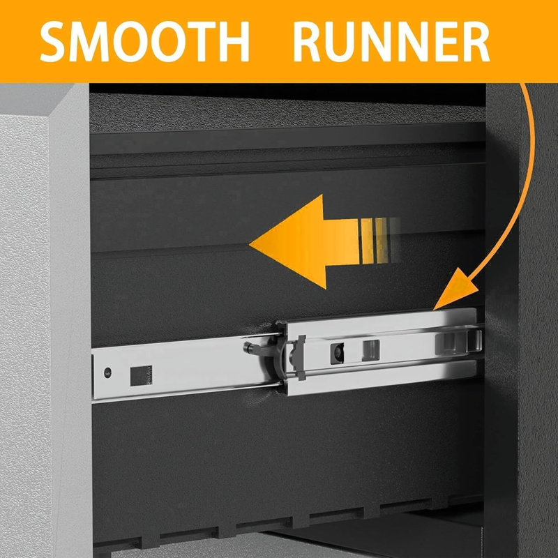 Metal Mobile Tool Storage Cabinet, with 3 Drawers