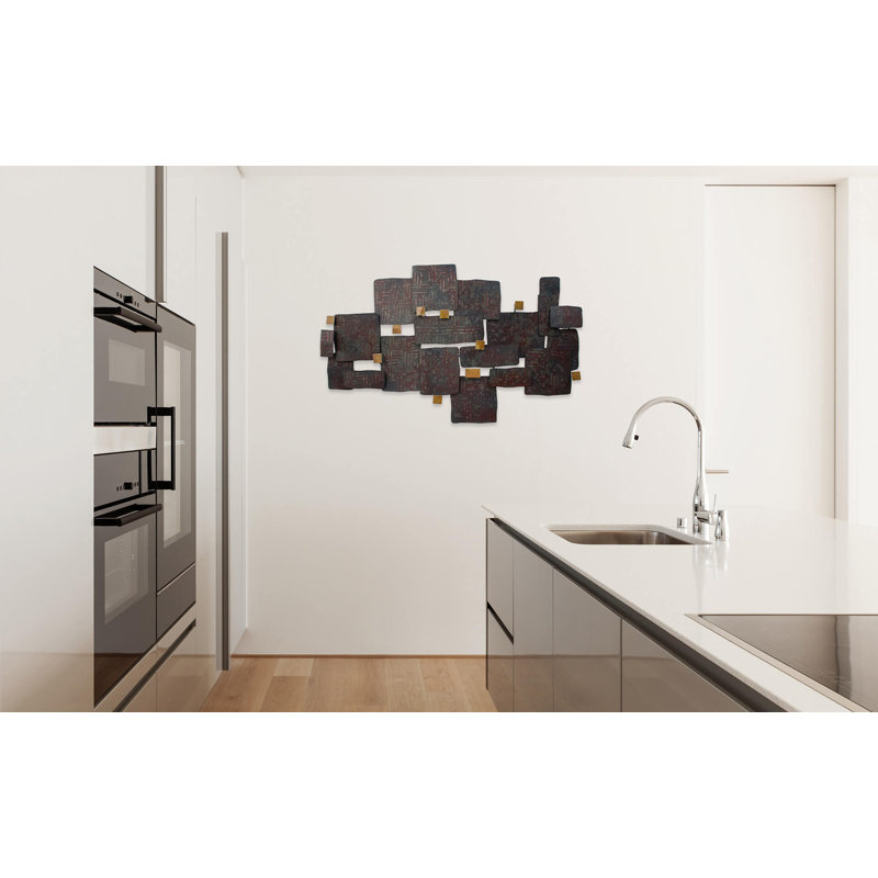 Stone Collage Wall Sculpture
