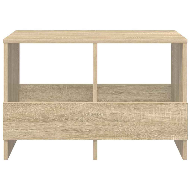 Wood Free Standing Magazine Rack, Beige