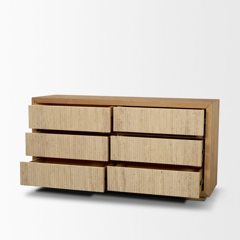 Commode 6 tiroirs Travona