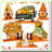 Winter Snowflake Hanging Decorations Set 48 pcs