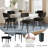 Modern Boucle Dining Chairs Teddy Upholstered Dining Room Chairs Kitchen Chair With Metal Legs Mid Century Modern Chair For Dining Room, Kitchen-156552842-156552833-156552832