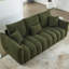 Chaise de salon en tissu 80,7 po: bois massif, 3 sièges, avec cadre en bois pour la maison avec: 80,7 po, confort de chambre à coucher