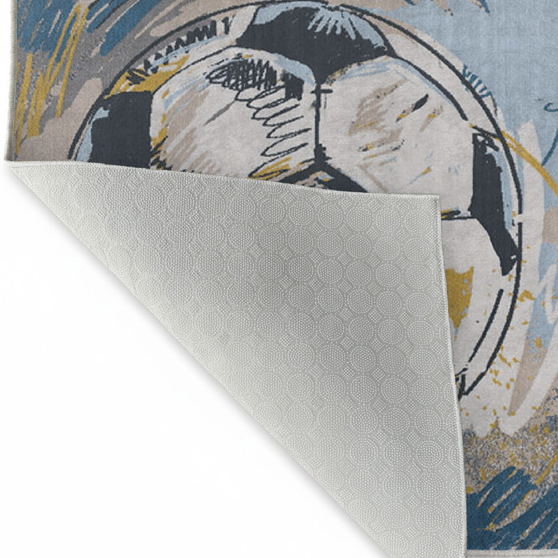 Tapis écologique, 100% polyester, 31,5 po x 47,2 po | 650 po / m², hauteur de poils de 0,16 po | Pois antibactérien antidérapant en PVC | Lavable à la machine, parfait pour le salon et la chambre à coucher