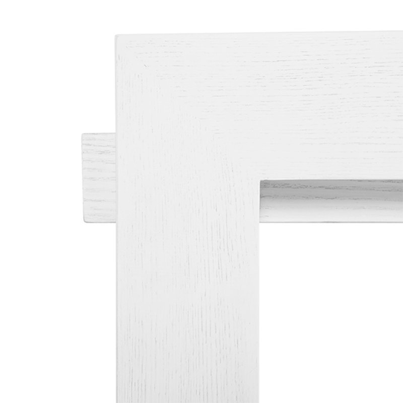 Rockwell Solid Wood Bar Cart, White