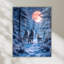 Art mural en verre trempé Howling Wolves-129452354
