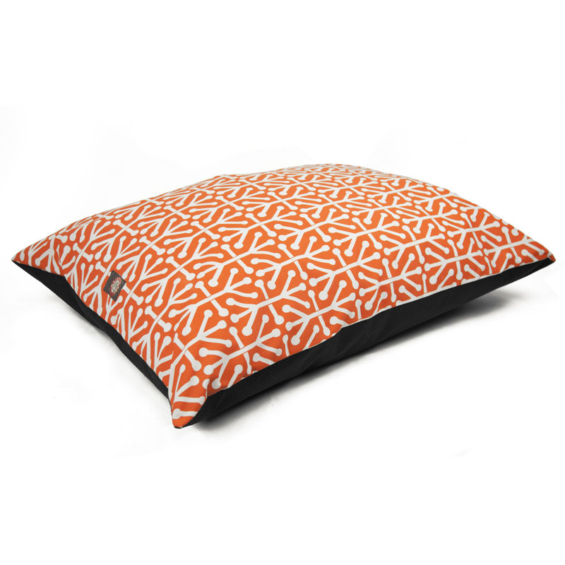 Aruba Super Value PIllow, Orange, Grand (l 46 po x P 35 po x H 7 po)