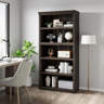 Millwood Pines Farmhouse Book Shelf With Storage Open Display ...