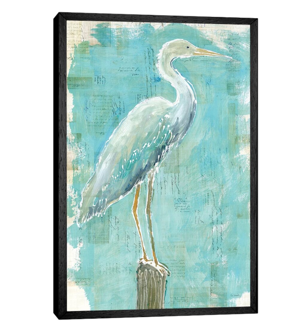 Leinwandbild Coastal Egret I von Sue Schlabach