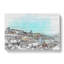 Skyline Of Alfalfa Lisbon Portugal In Abstract - Wrapped Canvas Print-55338218