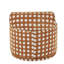 Fauteuil décoratif rond Hercle Brown