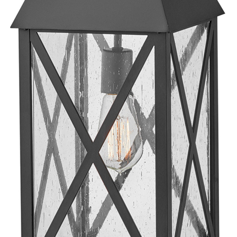 Briar Single Light Outdoor Wall Mount Lantern, 25.8" H x 8" W x 10" L