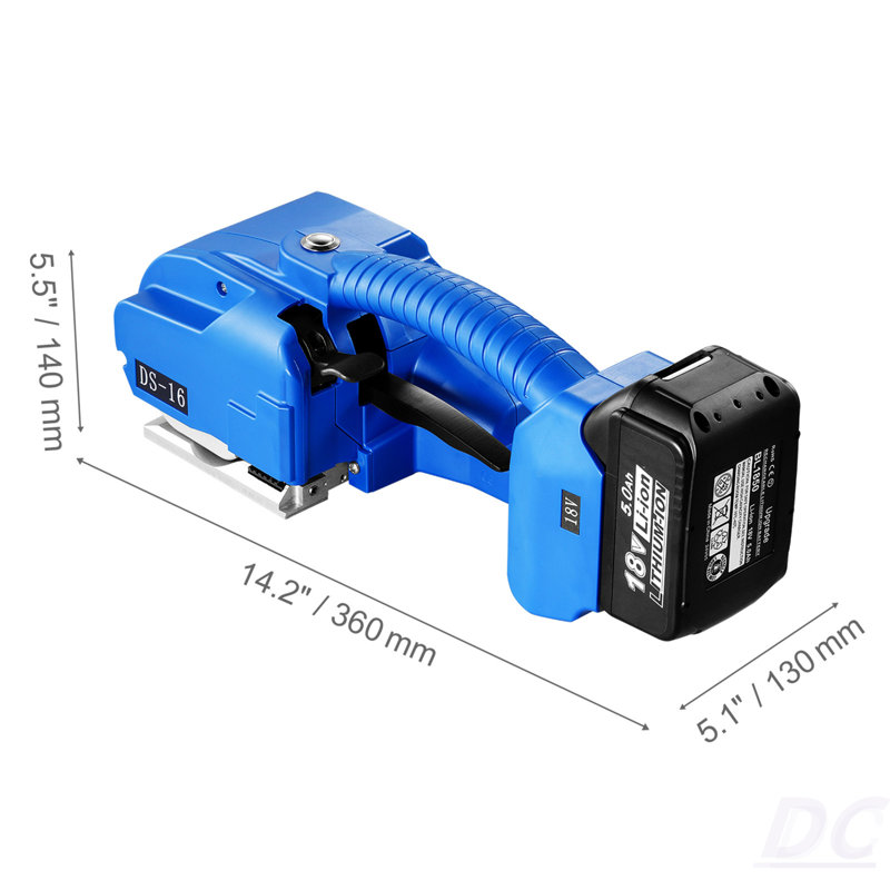 Automatic Electric Strapping Machine Tool For PP/PET 0.35"-0.63" Straps