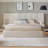 Upholstered Lift Storage Bed Frame with Hotel-Style Headboard, Queen Size & King Size Bed Frame, Sprung  Slats, Velvet Headboard and Drawers, Gas Lift Hydraulic Support, No Box Spring Needed-1646615926-1646615930