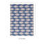 Tapis ivoire et bleu lavable à la machine Fiennes-527003877